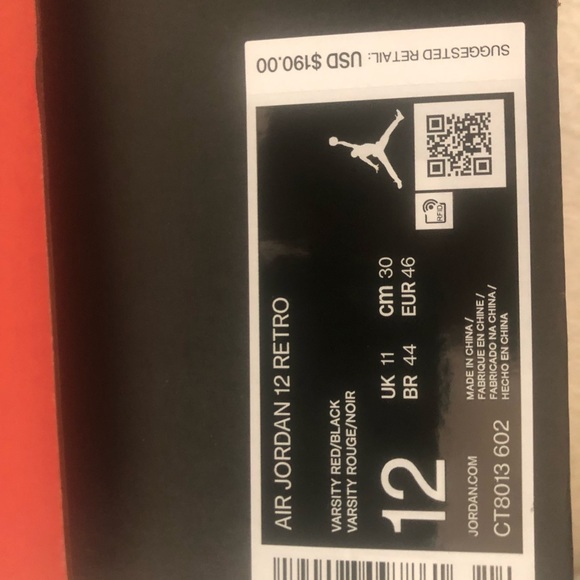 All Black/Red and Black Jordan 12 main image 5